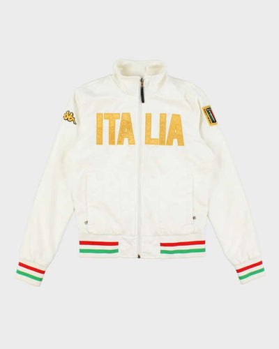 Vintage Y2K Kappa Italia Spell Out Track Jacket - L