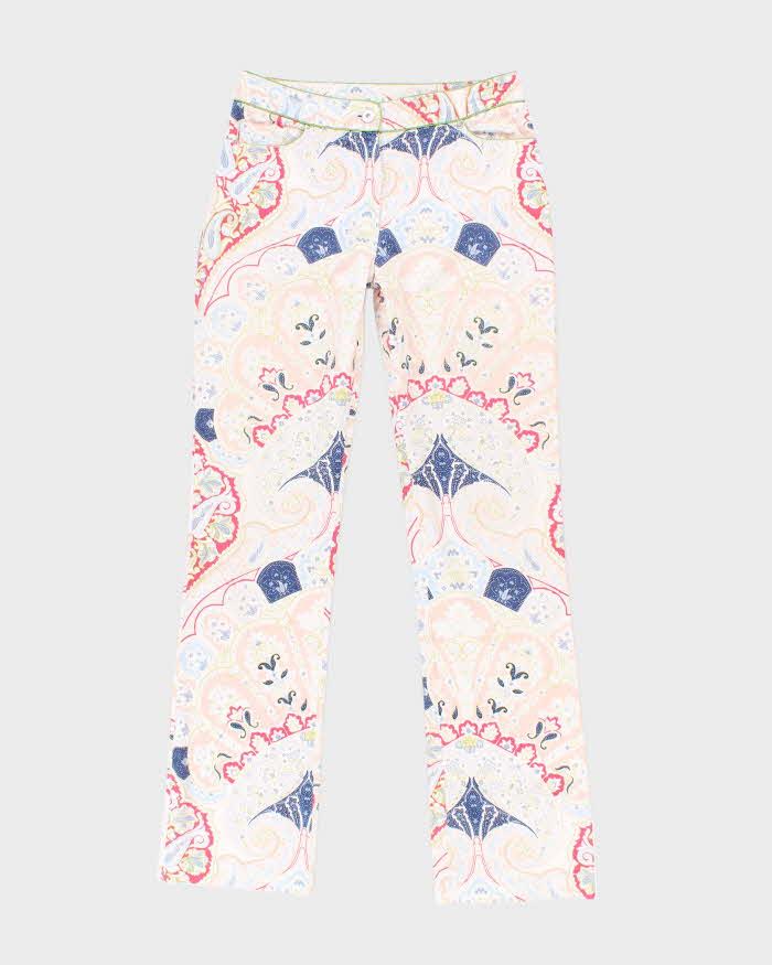 Vintage 90s Marley's Jeans Paisley Pattern Trousers - W28 L31