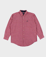 Vintage Chaps Checked Long Sleeve Shirt - XXL