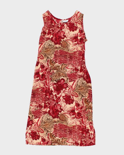 Vintage 90s Brody Myles Pattern Maxi Dress - L