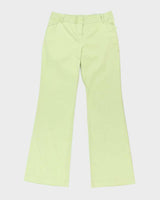 Vintage Y2k 00s I.N. San Francisco Green Bootcut Trousers - W30 L32