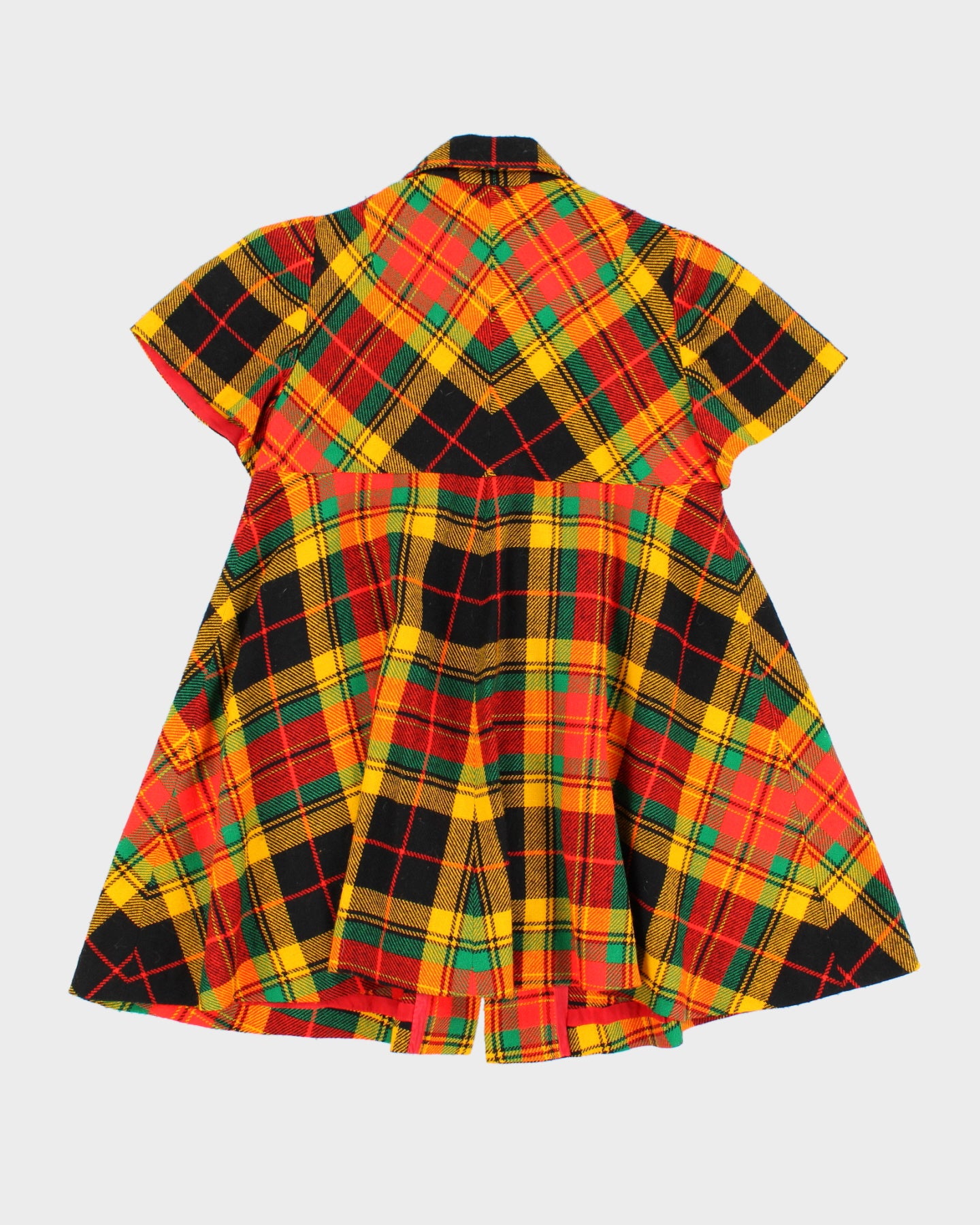 Children's Vintage Checked Dress