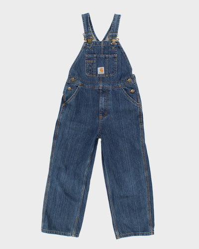 Carhartt Children's Blue Denim Dungarees - Age 7