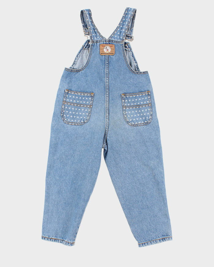Vintage 90s Children's Mickey &amp; Co Denim Dungarees - 5 Years