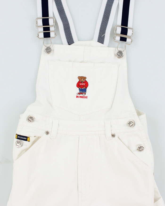 Bossini Kids White Dungarees - Age 5/6