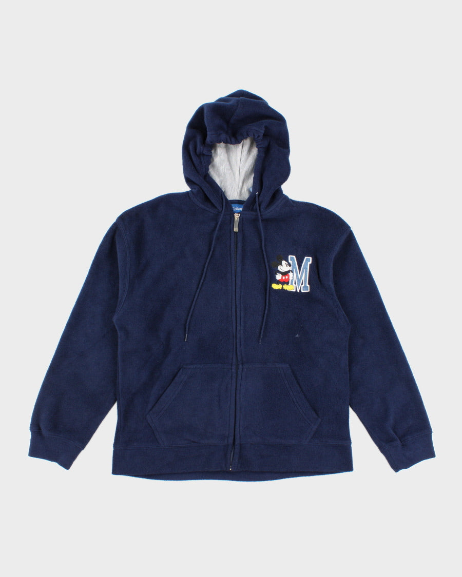 Childrens Navy Blue Disney Fleece Hoodie