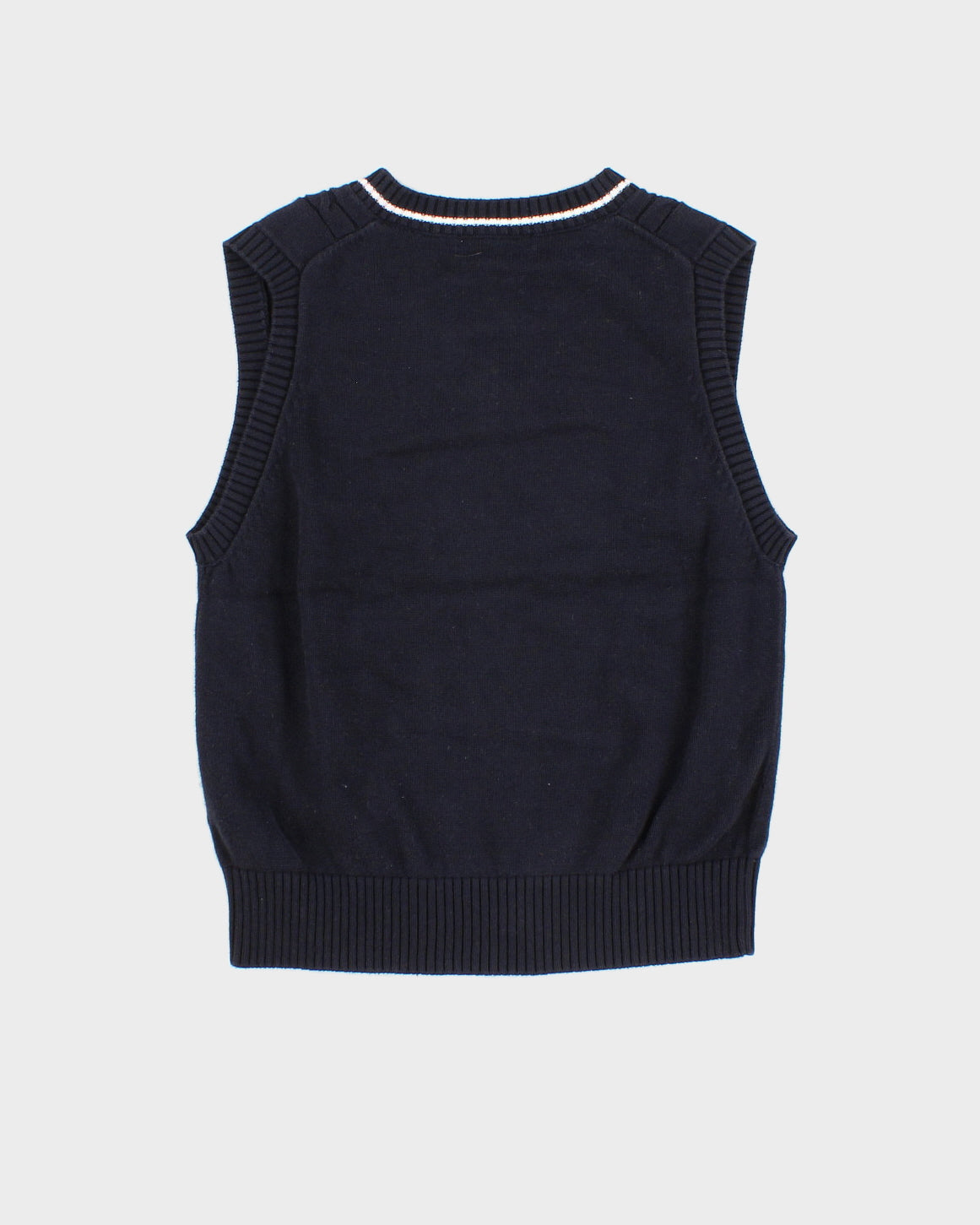 Children's Navy Burberry Sweater Vest