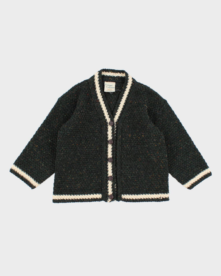 Vintage Children's Donegal Collection By Magee Wool Cardigan - 7-9 Years