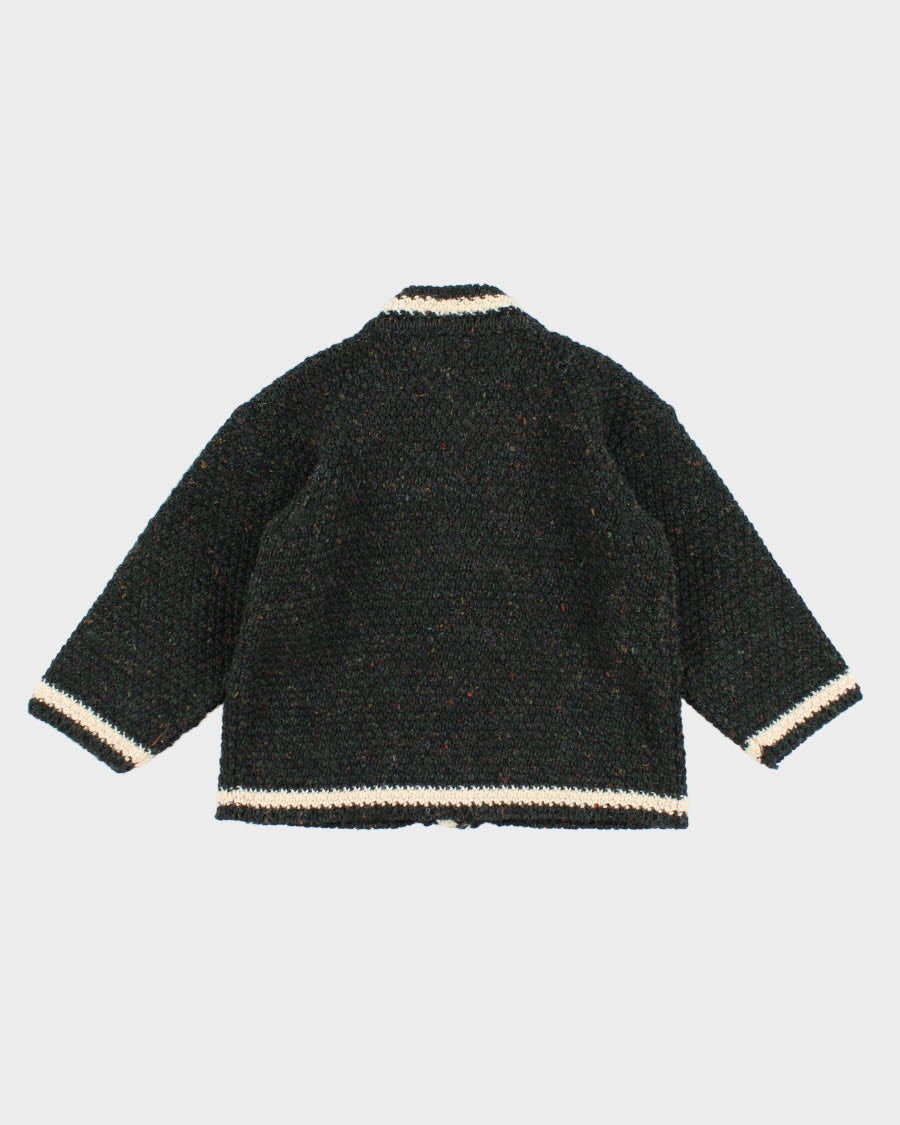 Vintage Children's Donegal Collection By Magee Wool Cardigan - 7-9 Years