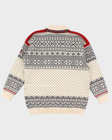 Vintage women's Cream Nordic Wool Jumper - M