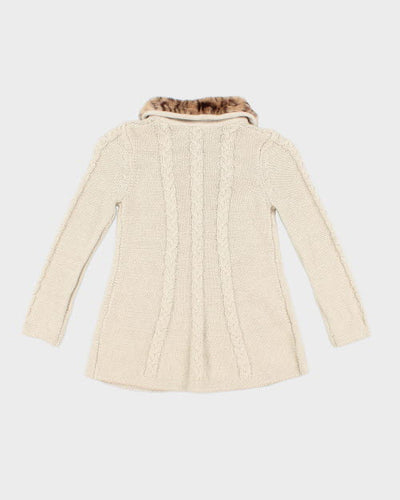 Y2k 00s Max Studio Sparkly Knit Cardigan - Kids 5-6 Years