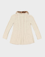 Y2k 00s Max Studio Sparkly Knit Cardigan - Kids 5-6 Years