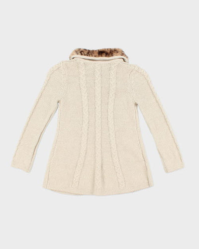 Y2k 00s Max Studio Sparkly Knit Cardigan - Kids 5-6 Years
