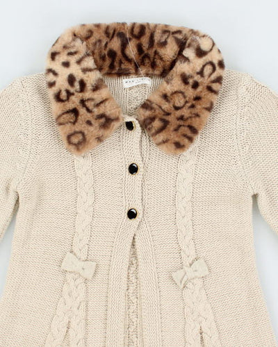 Y2k 00s Max Studio Sparkly Knit Cardigan - Kids 5-6 Years