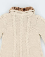 Y2k 00s Max Studio Sparkly Knit Cardigan - Kids 5-6 Years