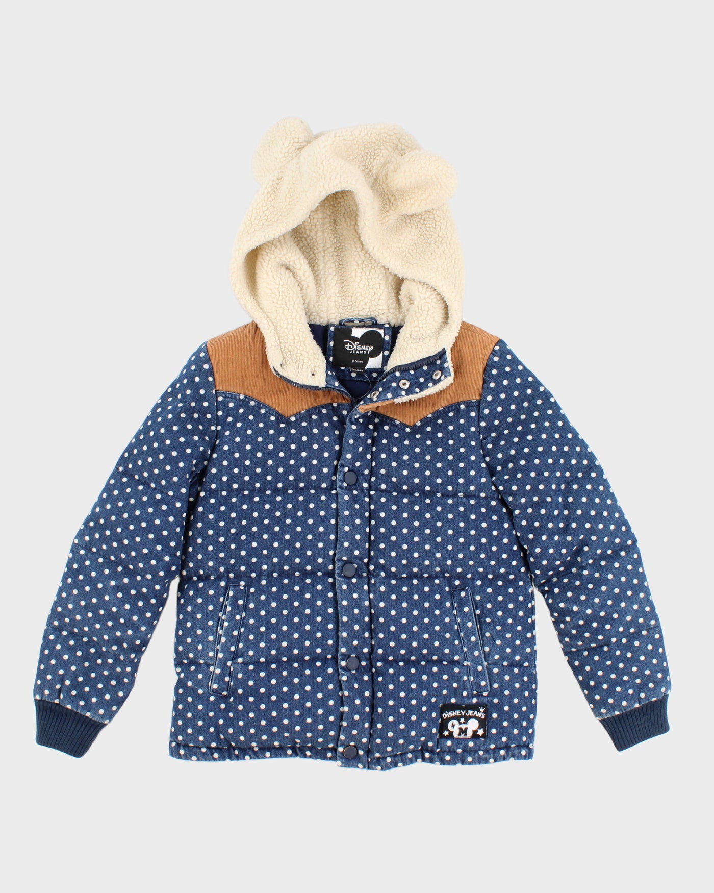 Children's Disney Denim Puffer Jacket