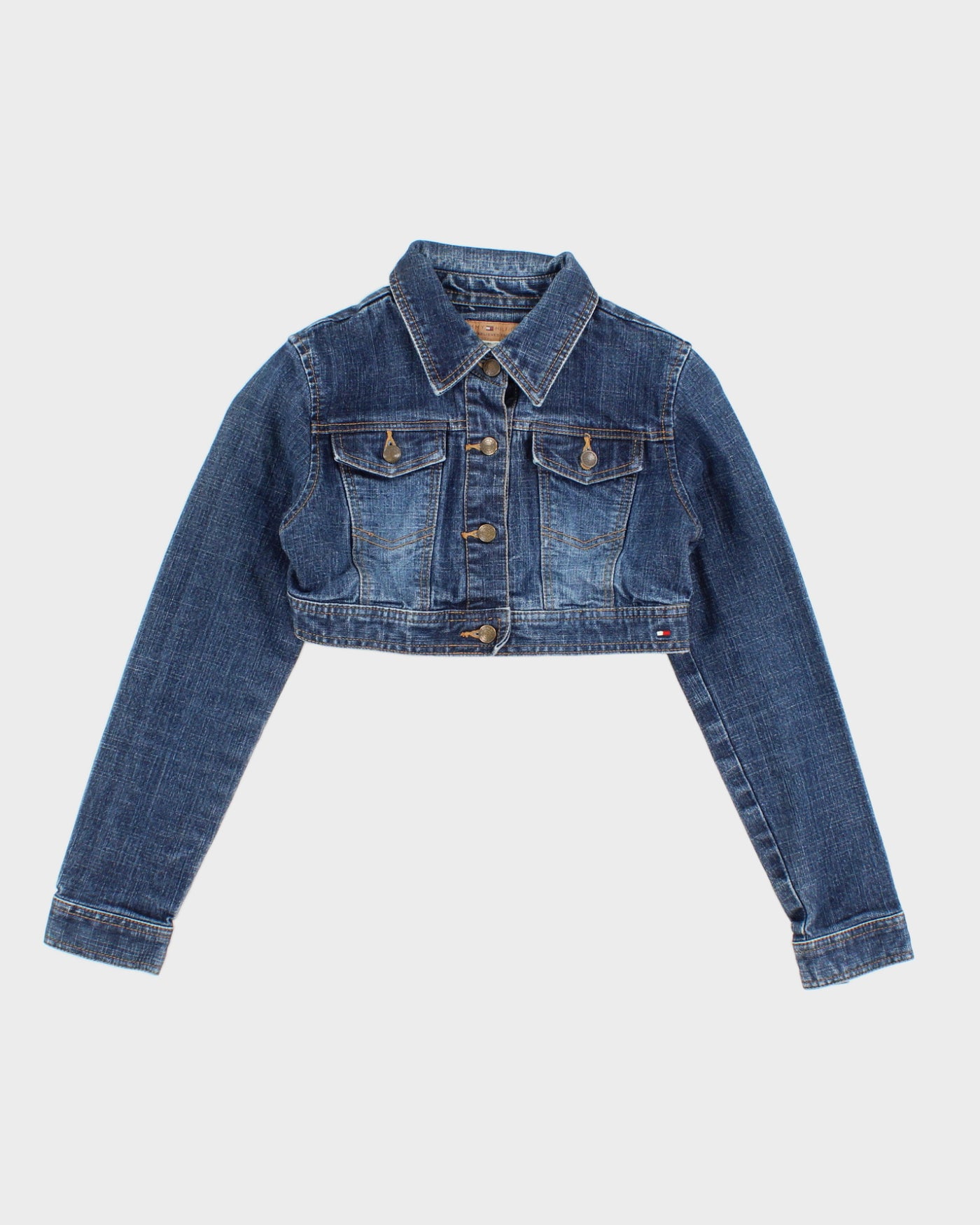 Children's Tommy Hilfiger Cropped Denim Jacket