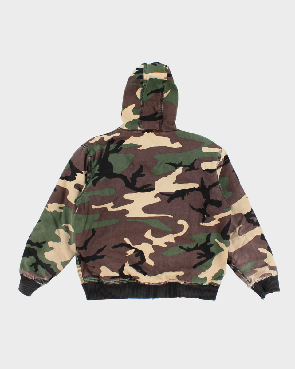 Dickies Children's Thrashed Camo Hooded Jacket - XL