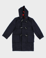 Vintage 60s Children's Navy Duffel Coat - Age 9/10