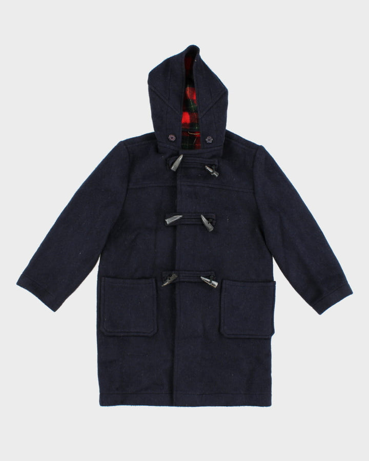 Vintage 60s Children's Navy Duffel Coat - Age 9/10