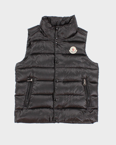 Childrens Black Moncler Puffer Ski Vest