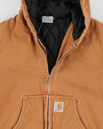 Childrens Desert Tan Carhartt Hooded Jacket - S