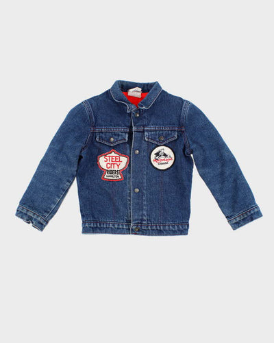 Childrens 1990s Blue Denim Marine World Jean Jacket