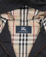 Burberry Black Hooded waterproof Jacket - Childrens 6 Years