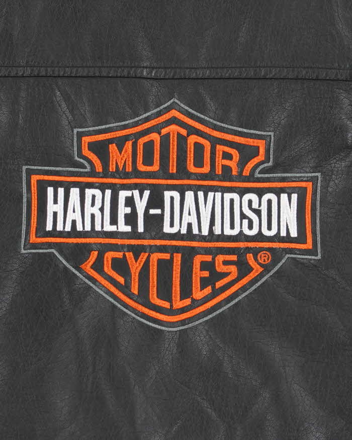 Harley Davidson Leather Gilet - Children's Age 4/5