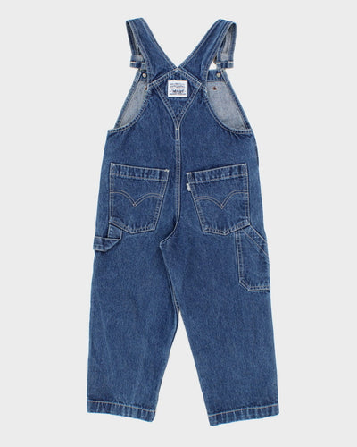 Vintage 00s Levi's Children's Blue Denim Dungarees - Age 4/5