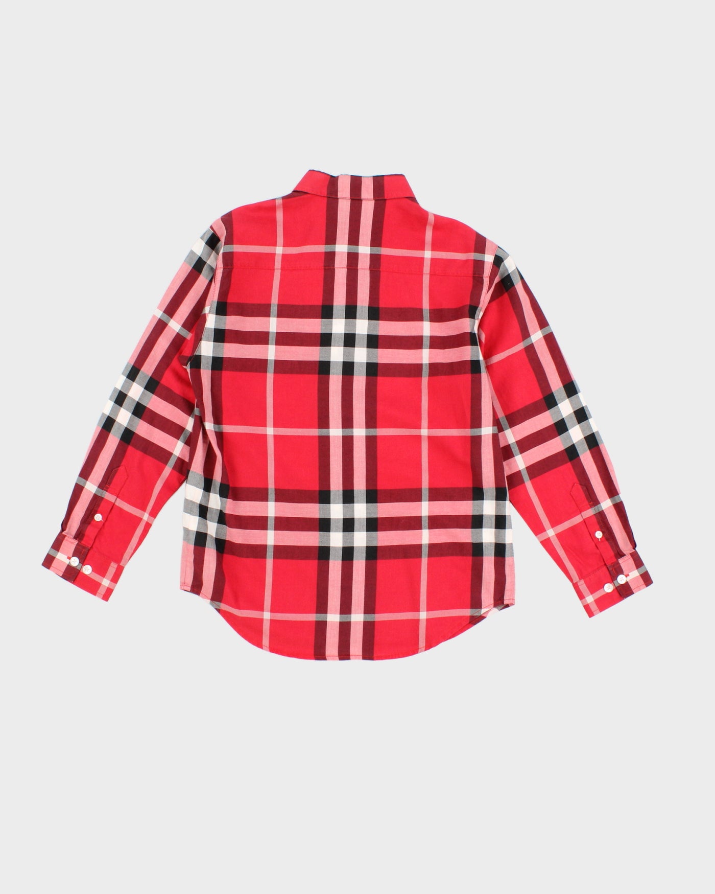 Children's Red Check Burberry Shirt