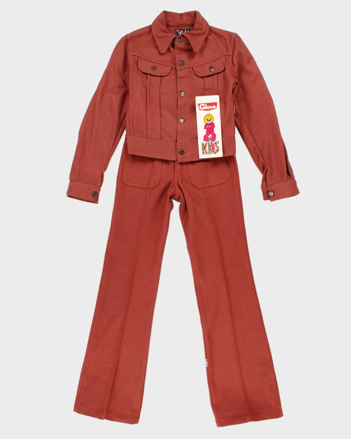 Vintage 70s Glove Children's Jacket and Trousers Set