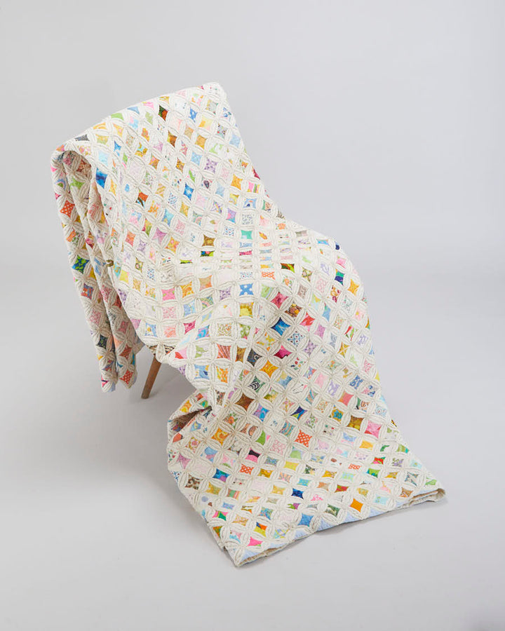 Multi Coloutred Throw Cream Multi Coloured Patchwork Throw – Rokit