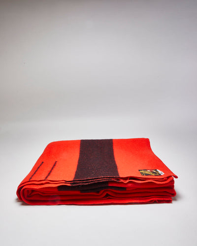Vintage 1950s Trapperpoint Eaton's Red 4 Point Wool Blanket