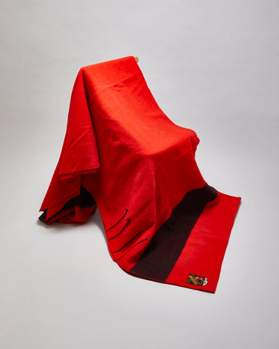Vintage 1950s Trapperpoint Eaton's Red 4 Point Wool Blanket