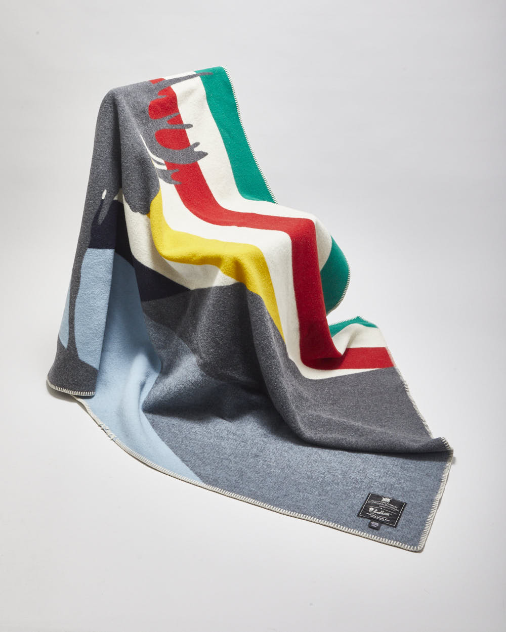 Hudson's Bay Pendleton Charles Pachter Wool Blend Blanket