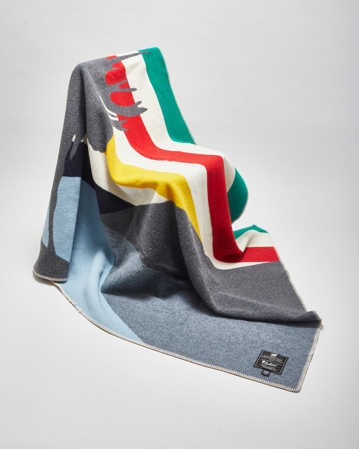 Hudson's Bay Pendleton Charles Pachter Wool Blend Blanket