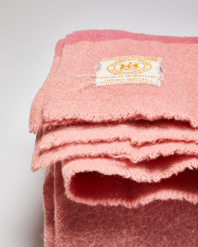 Hudson's Bay Pink 4 Point Wool Blanket