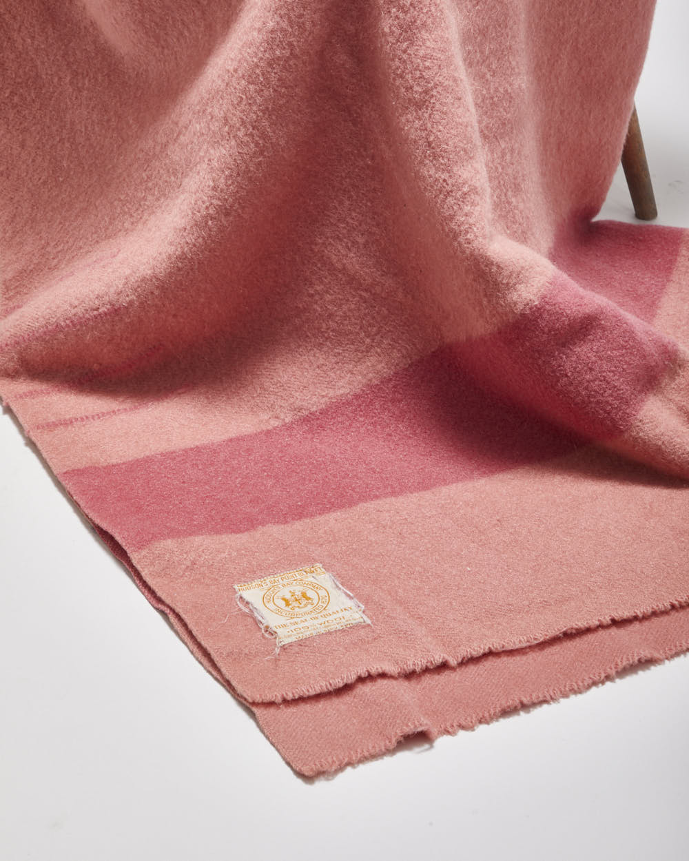 Hudson's Bay Pink 4 Point Wool Blanket