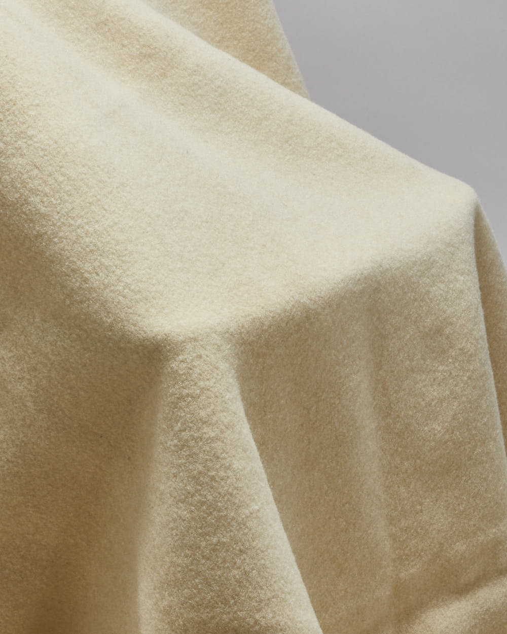 Vintage 1970s Cream Wool Blanket