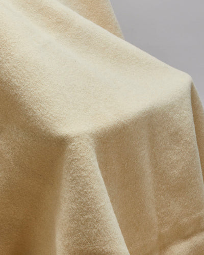 Vintage 1970s Cream Wool Blanket