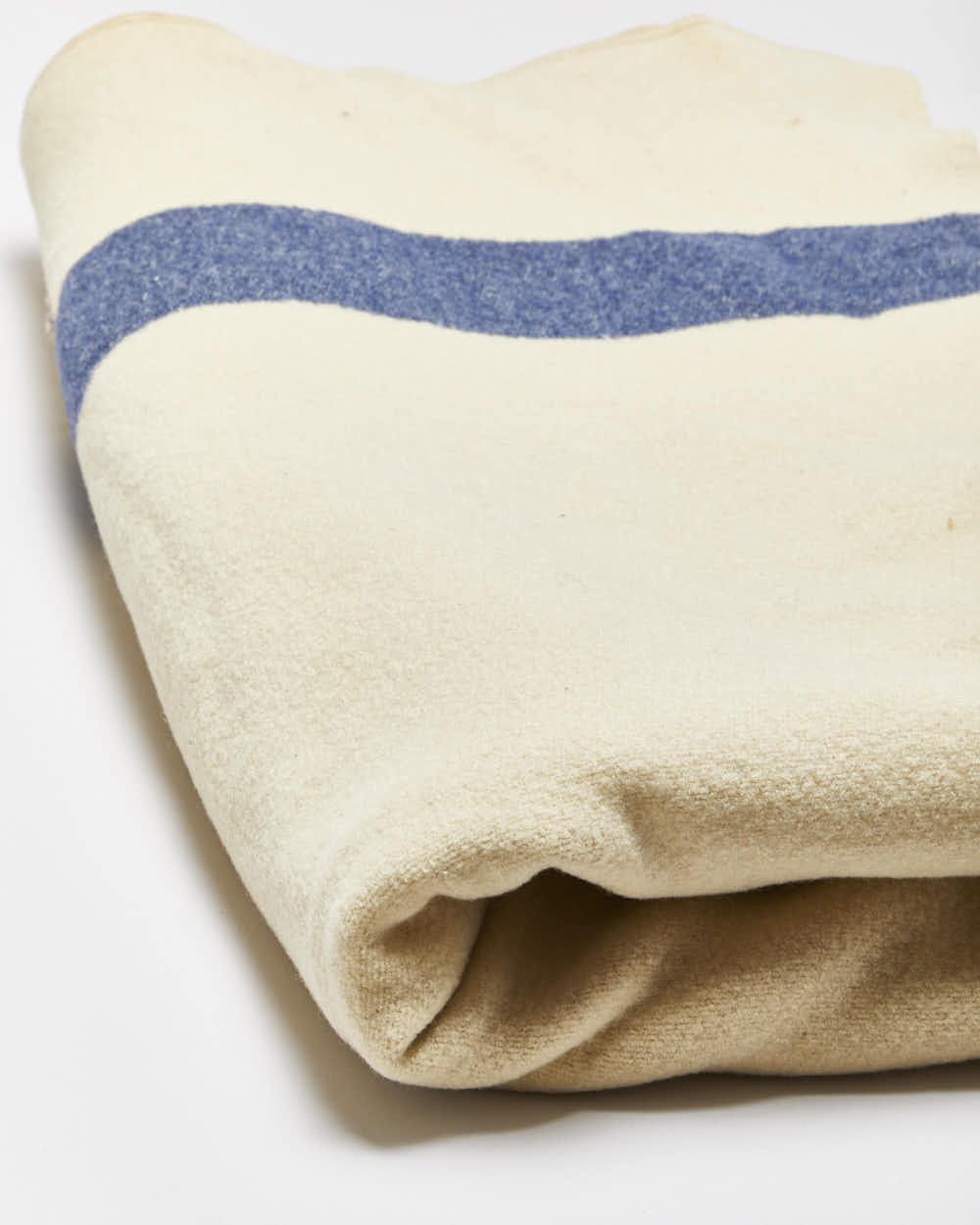Vintage 1940s WWII U.S Navy Medical Department Embroidered Pure Wool Blanket