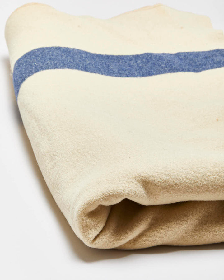 Vintage 1940s WWII U.S Navy Medical Department Embroidered Pure Wool Blanket