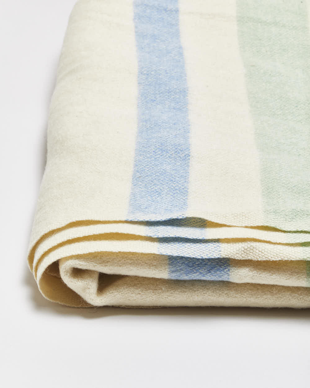 Vintage Early 1940s Hudson's Bay Company Pure Wool Striped Blanket