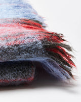 Vintage 1960s All Mohair Pile Scottish Wool Blend Hand Crafted Tartan Throw