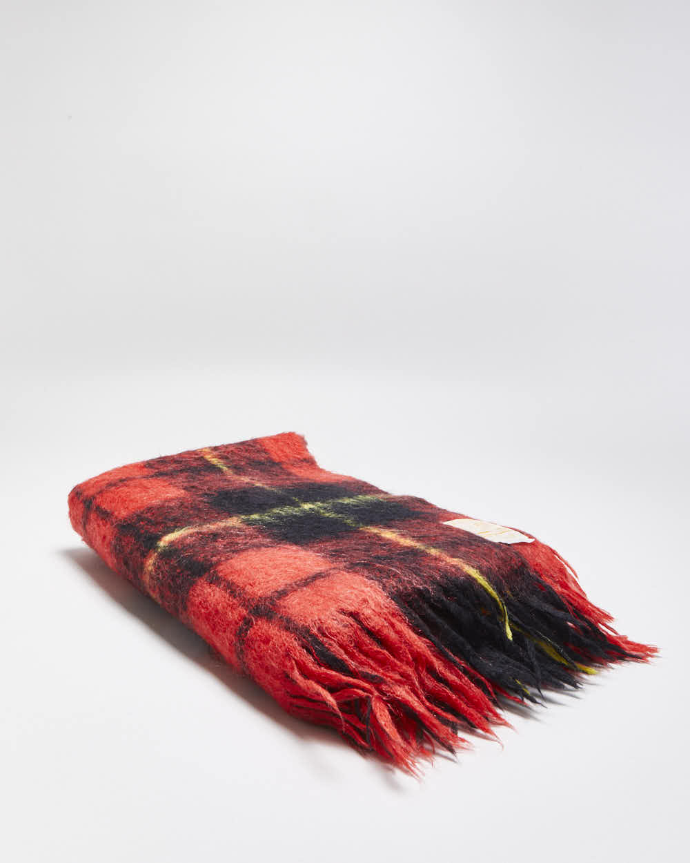 Vintage 1980s Hudson's Bay Company Scottish Made Mohair Wool Blend Hand Crafted Tartan Throw