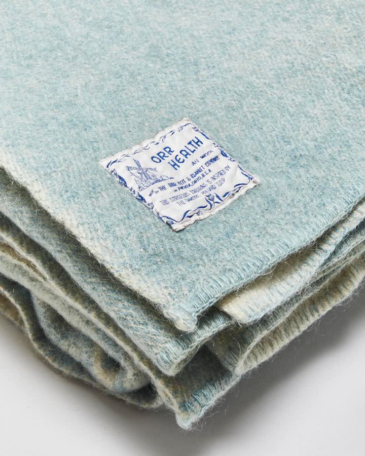 Vintage 1960s Orr Health Wool Blanket
