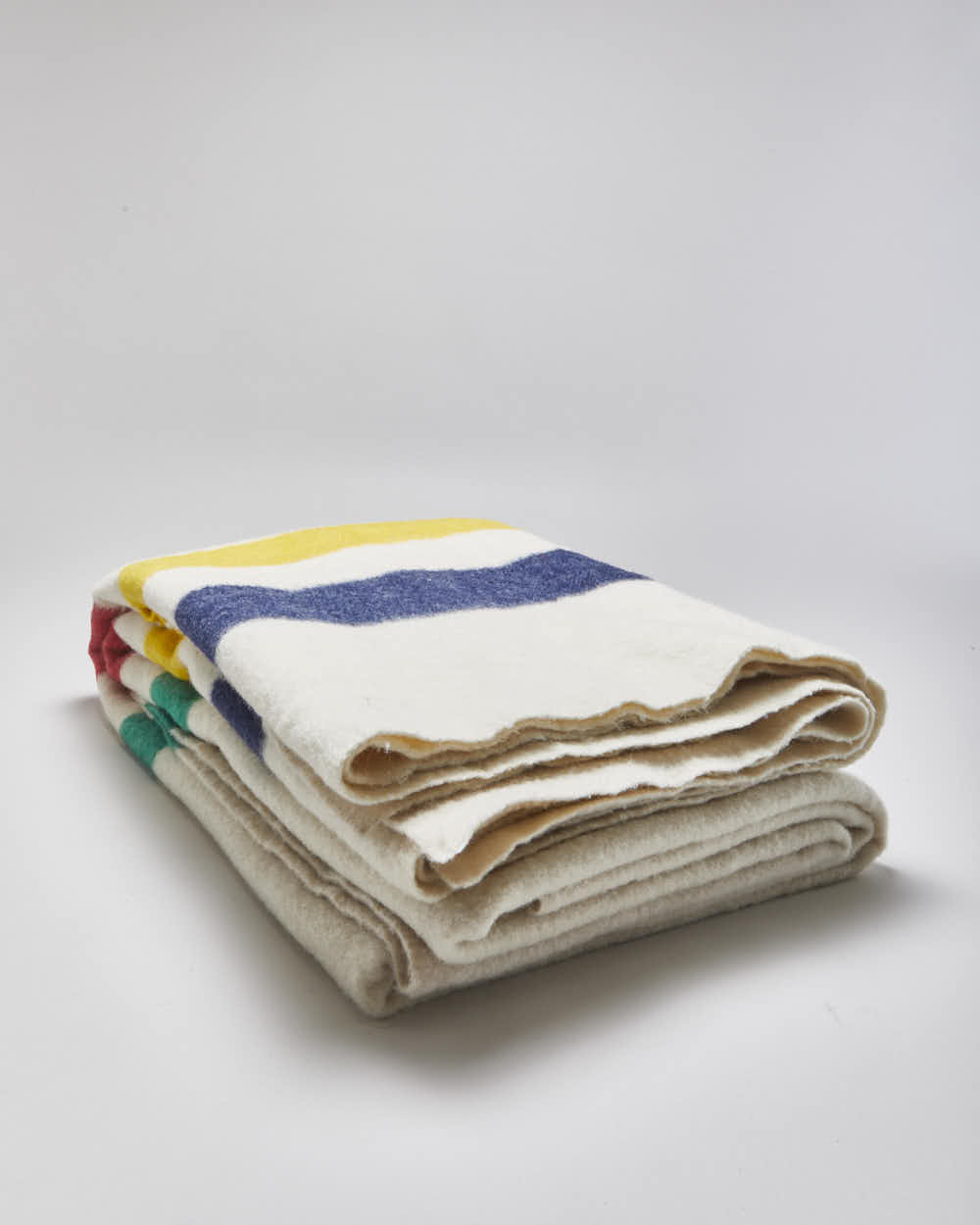 Vintage Hudson's Bay Six Point Wool Blanket