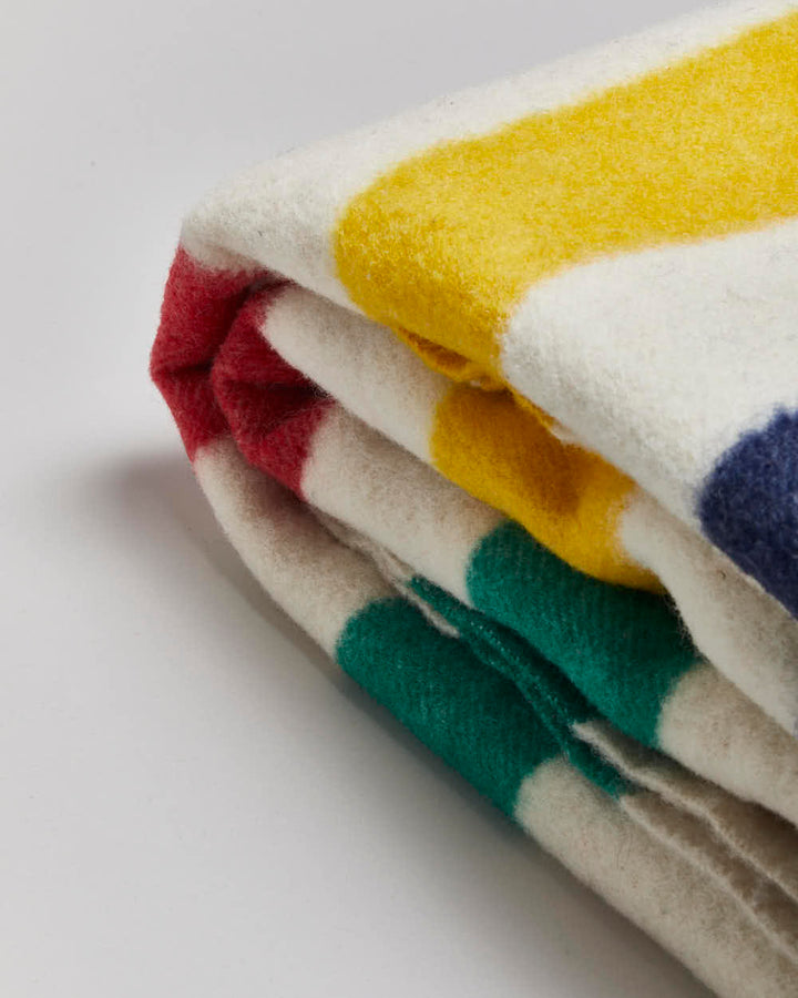 Vintage Hudson's Bay Six Point Wool Blanket