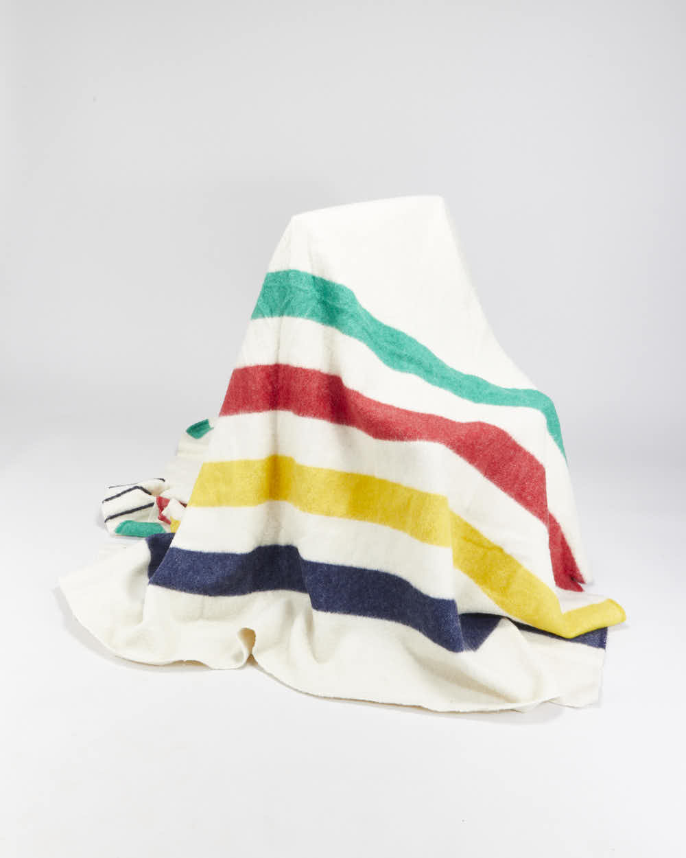 Vintage Hudson's Bay Six Point Wool Blanket